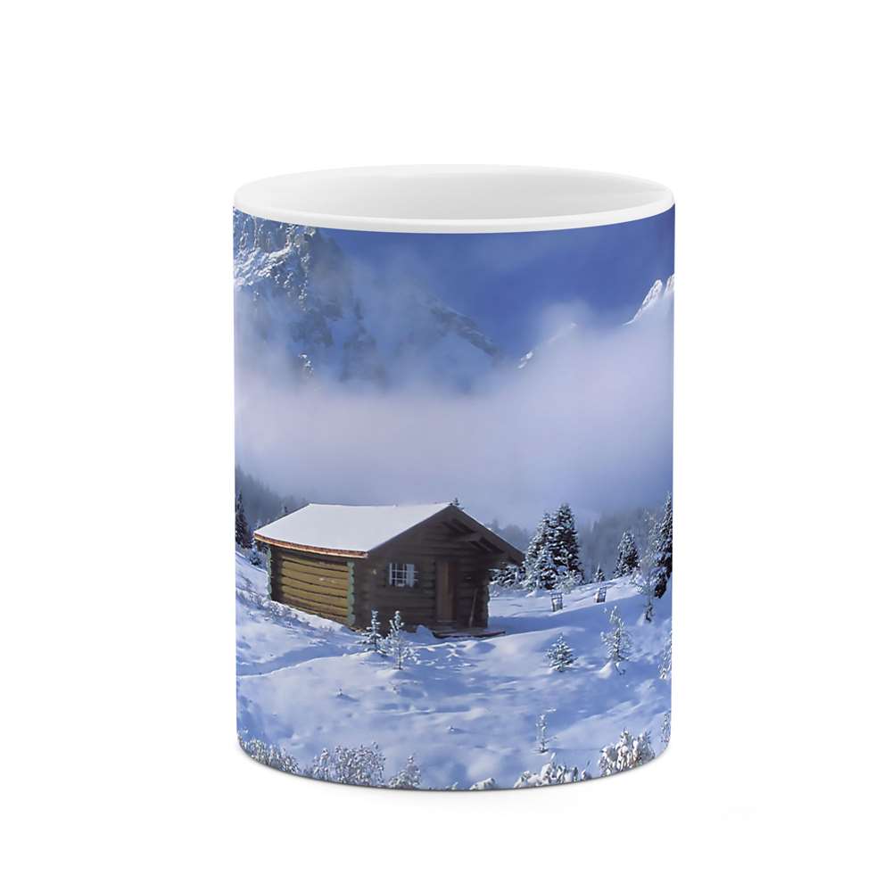 ماگ طرح منظره برفی مدل mgs08020