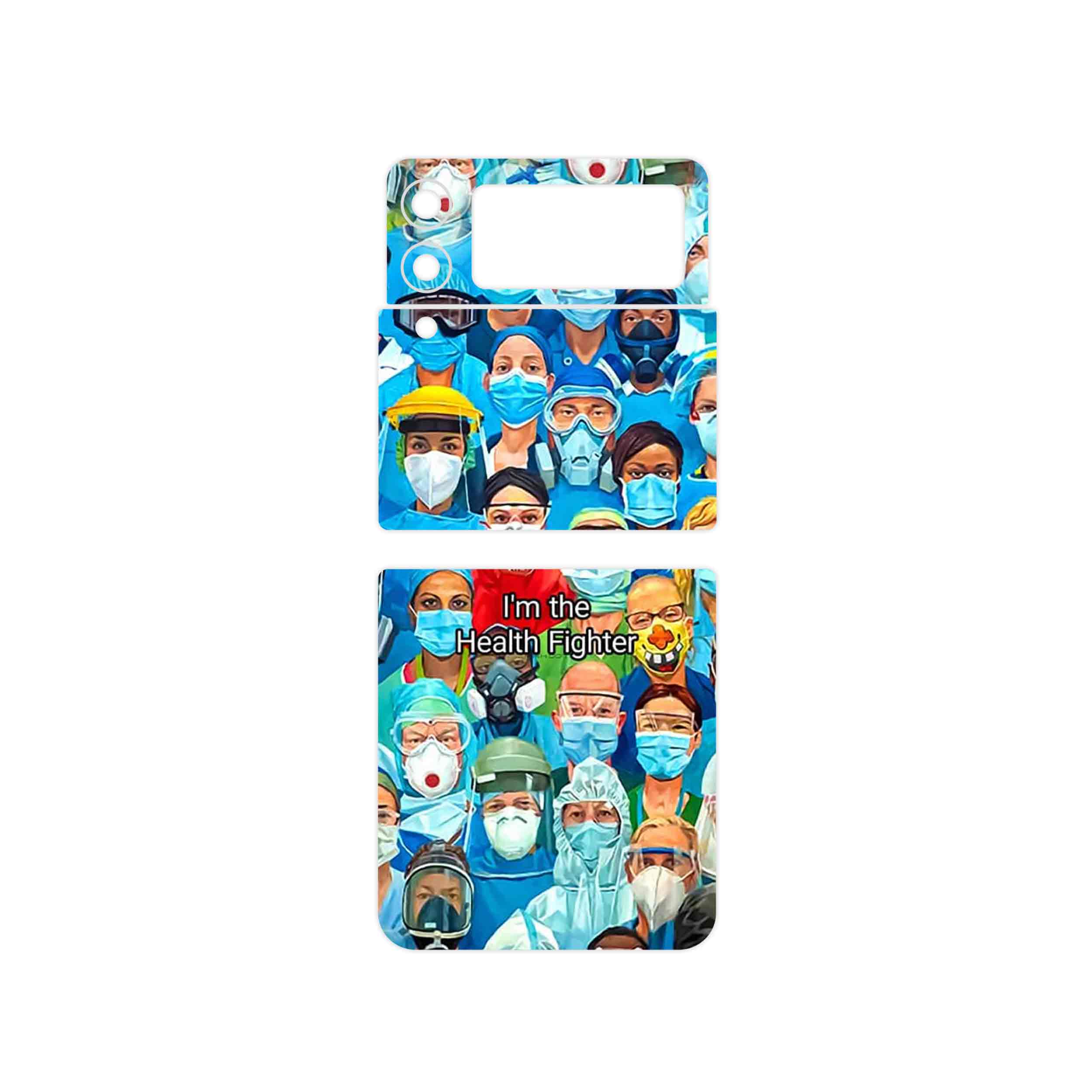 برچسب پوششی ماهوت مدل Nurse مناسب برای گوشی موبایل سامسونگ Galaxy Z Flip3 5G