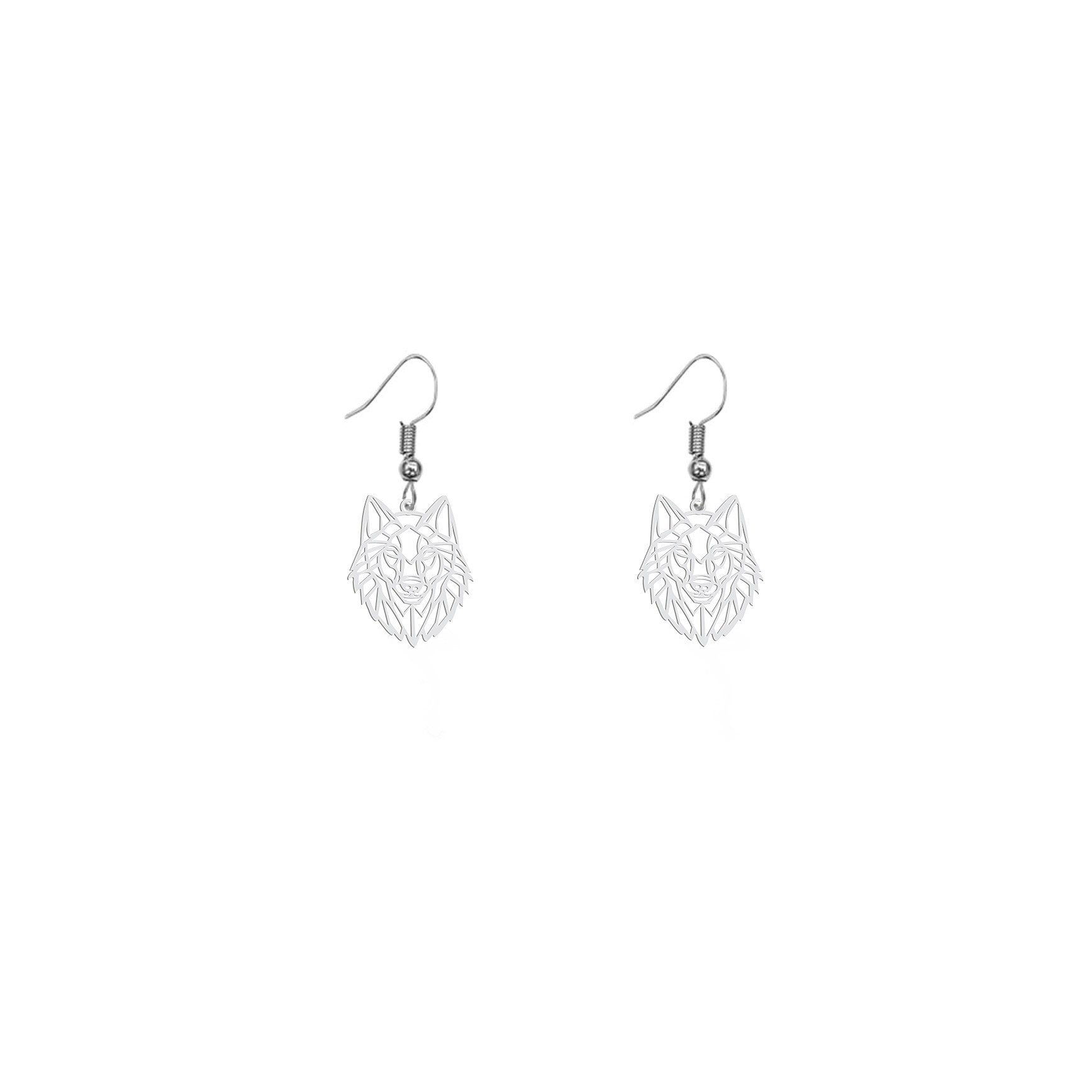 گوشواره هایکا گالری طرح گرگ کد ha188