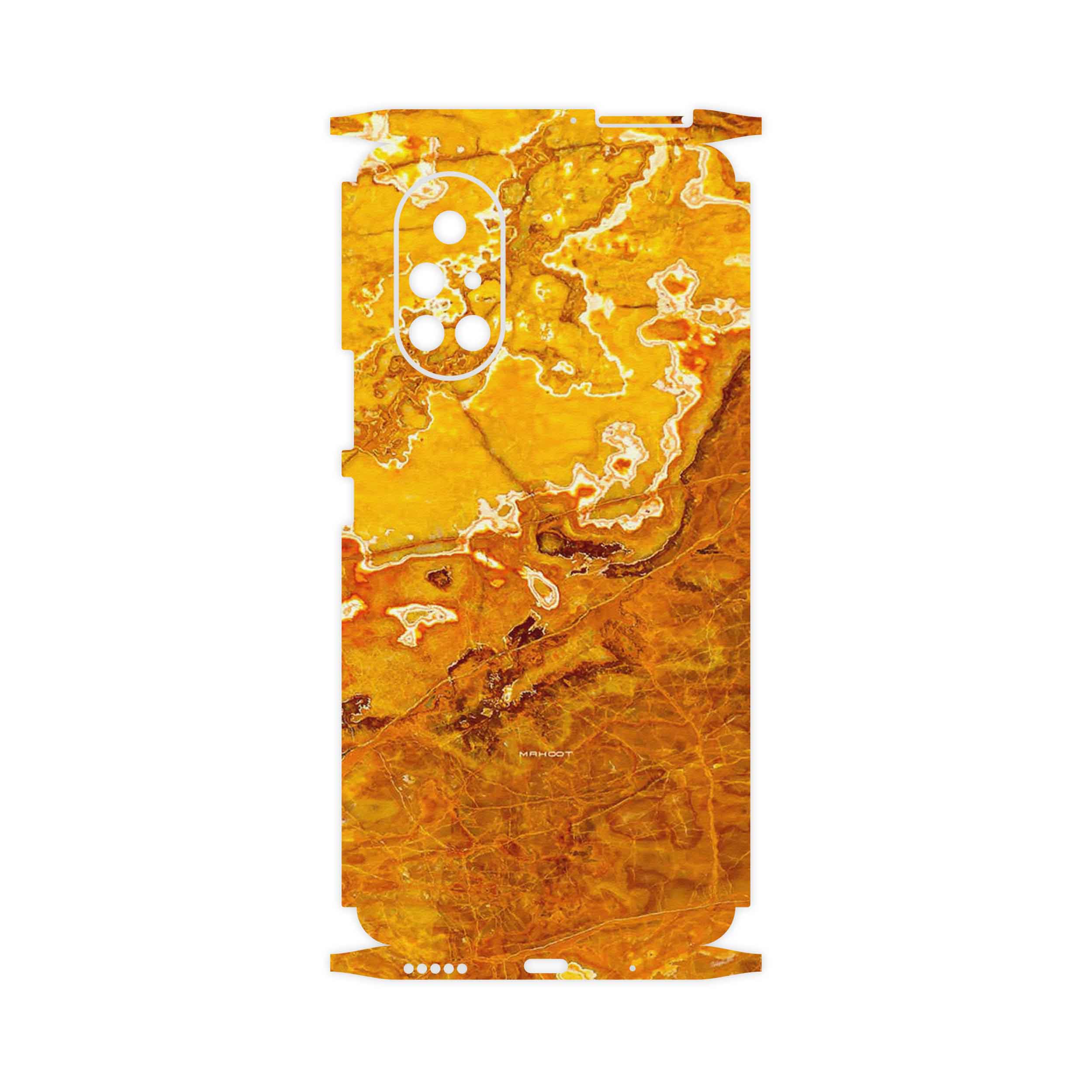 برچسب پوششی ماهوت مدل Gold Marble-FullSkin مناسب برای گوشی موبایل هوآوی Nova 8