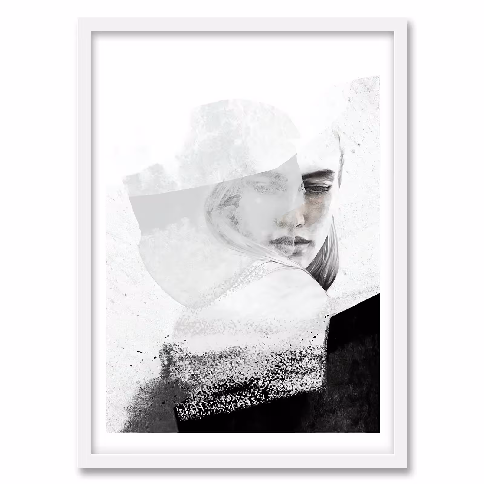 تابلو فورنیمو مدل پرتره ابسترکت مینیمال کد 0598W