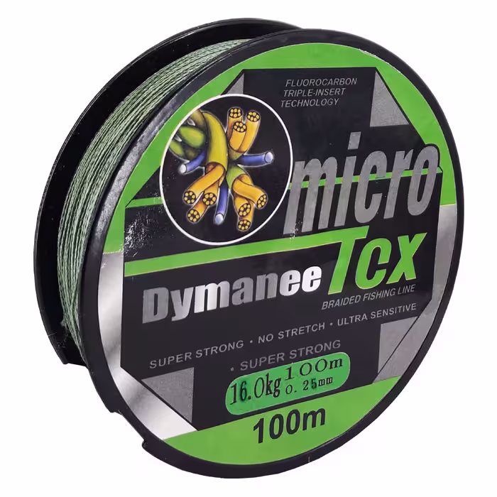 نخ ماهیگیری ابریشمی سینکین میکروتکس سایز 0.25 سبز 100متری