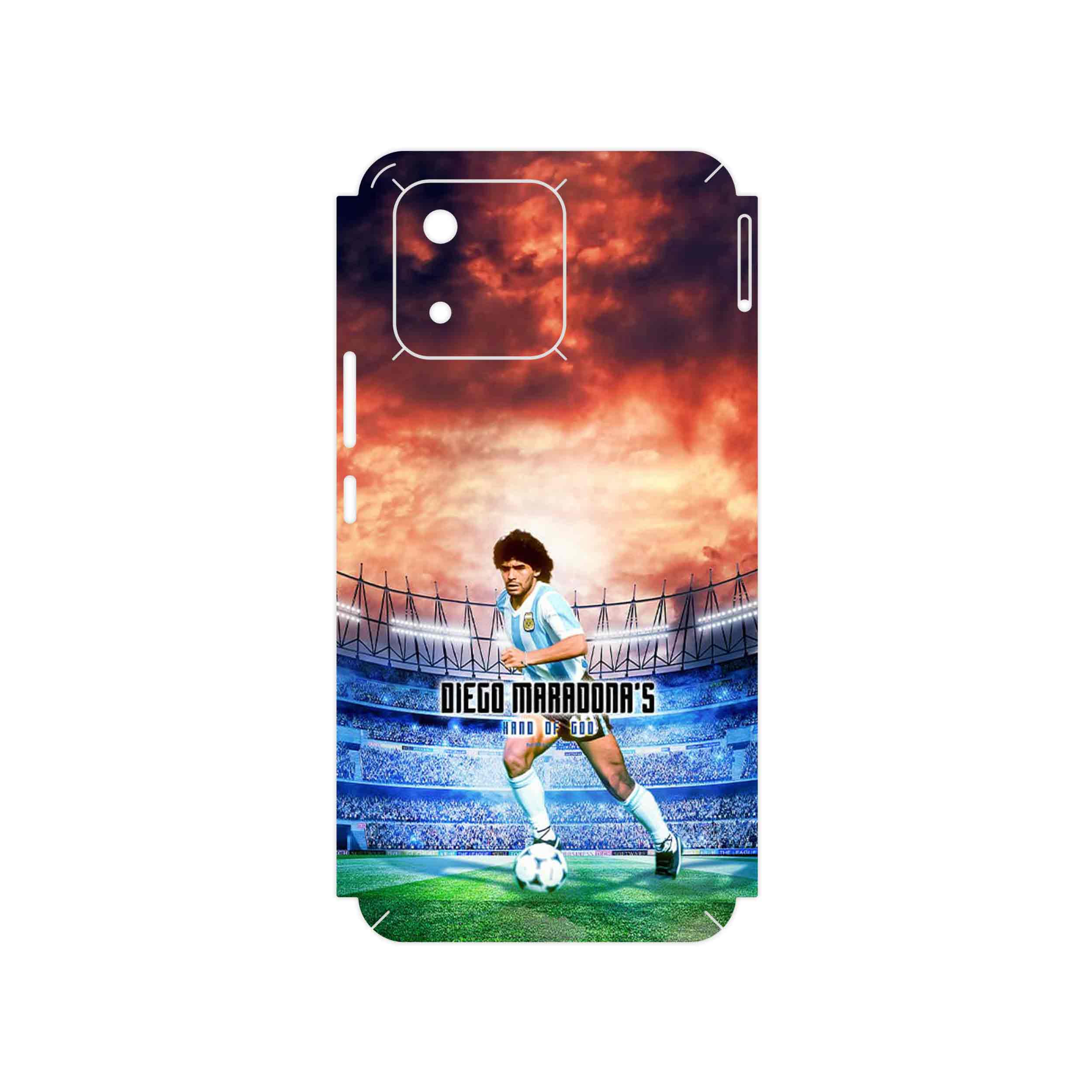 برچسب پوششی ماهوت مدل Diego Maradona مناسب برای گوشی موبایل آنر X5