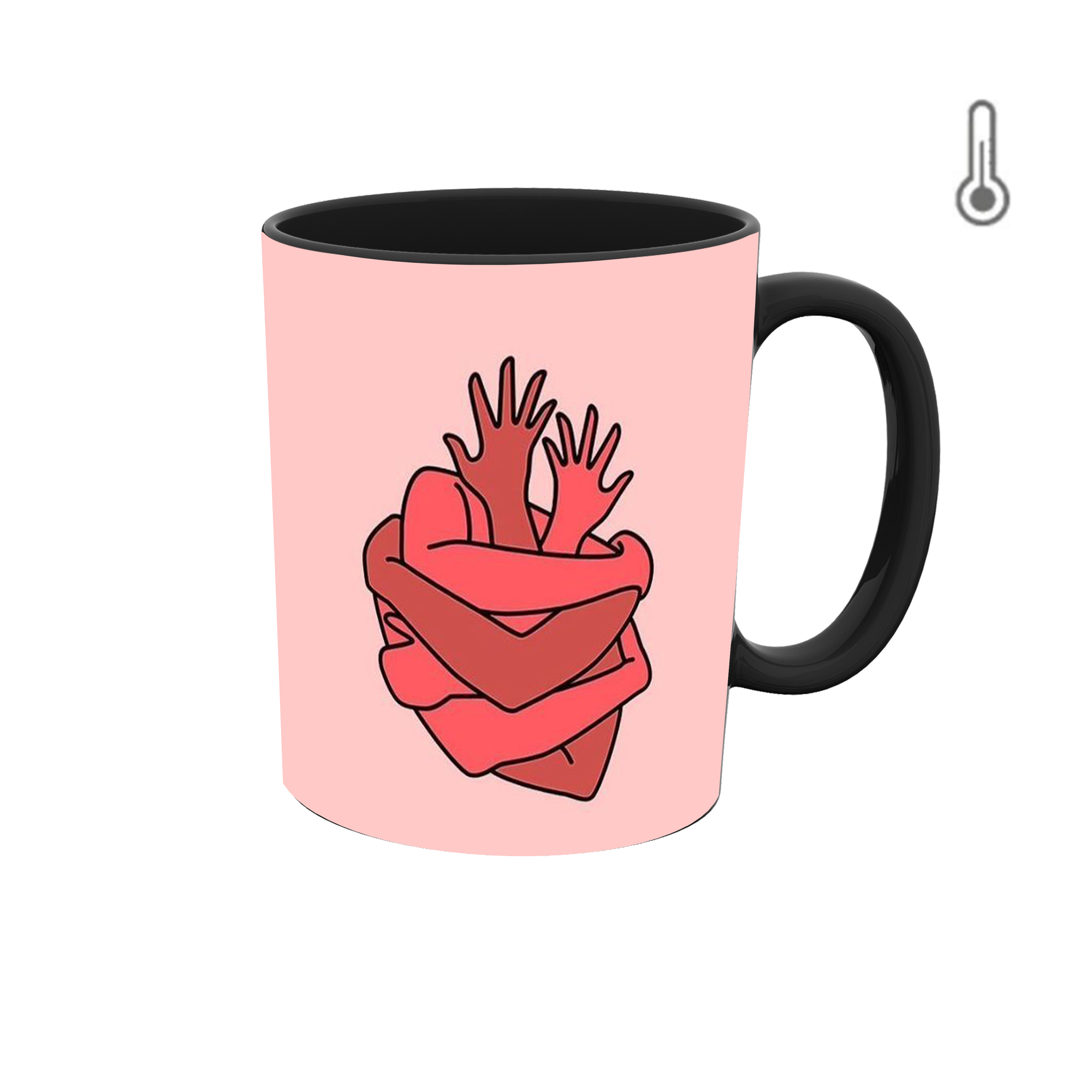 ماگ حرارتی طرح قلب و عشق heart 