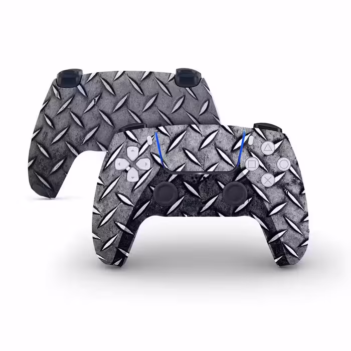 برچسب کنسول و دسته بازی و هدفون PS5 هاماگراف مدل Metallic