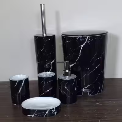 ست سرویس بهداشتی 6 پارچه مدل marbel0057