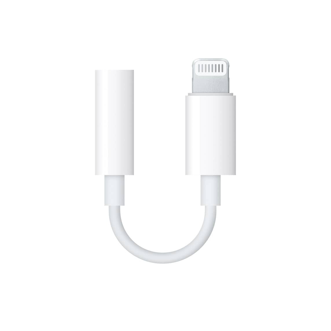 مبدل Lightning به AUX اپل (اورجینال) Apple Lightning to 3.5