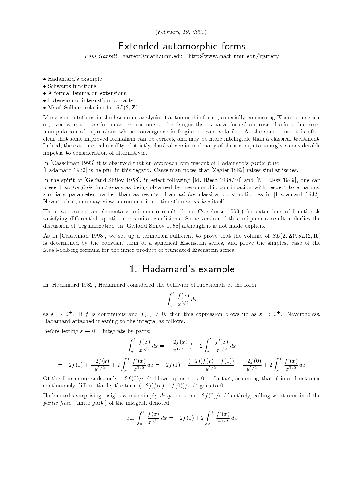 خرید و دانلود نسخه کامل کتاب Extended automorphic forms (2005)(en)(8s)