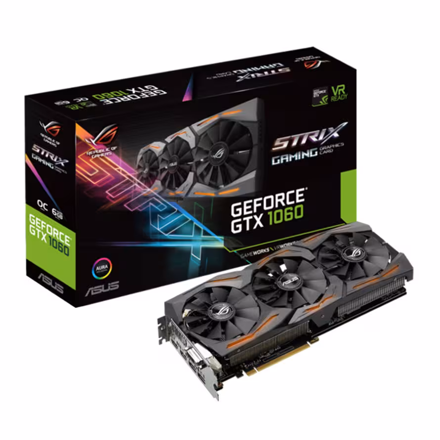 کارت گرافیک ایسوس ROG STRIX GTX 1060 O6G GAMING