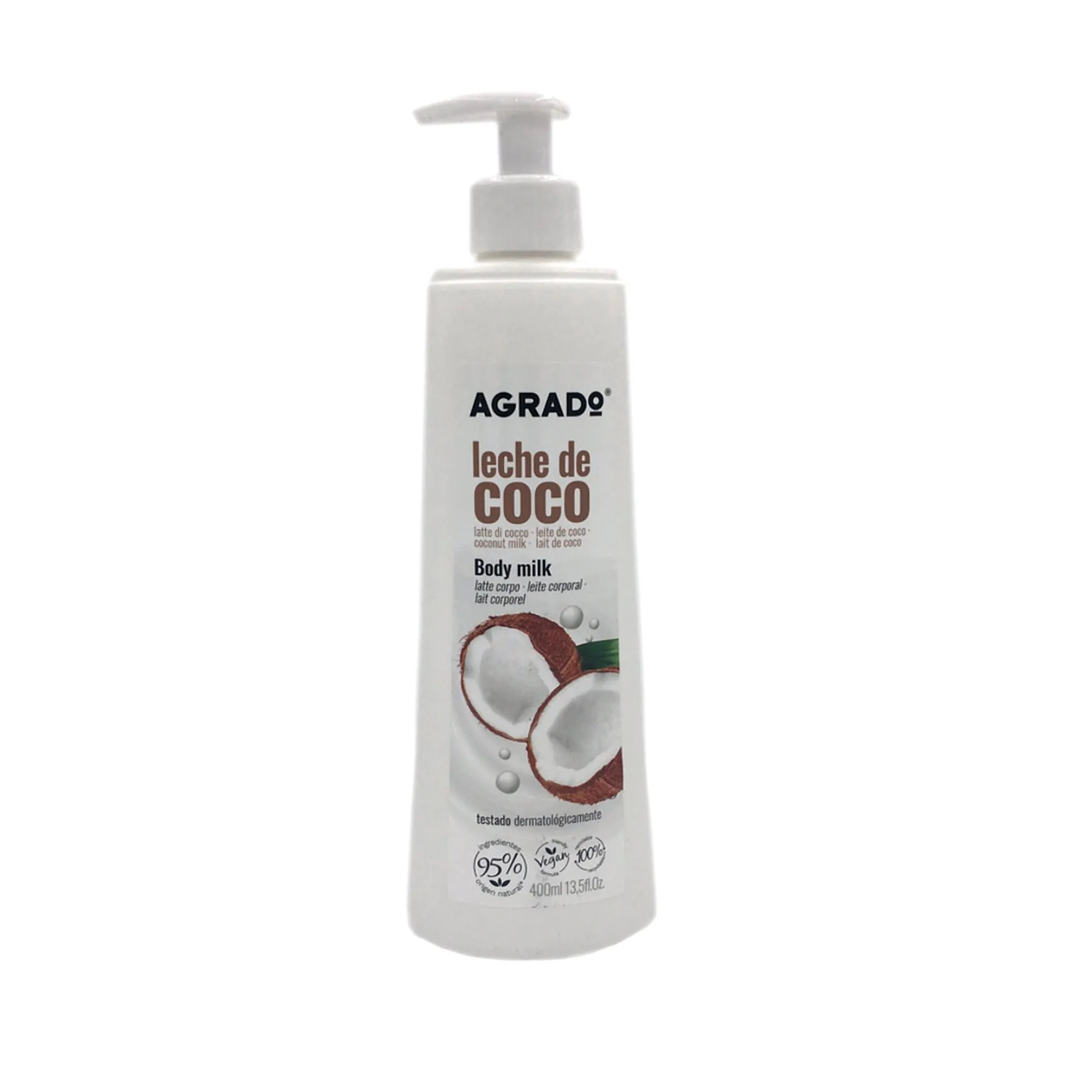 لوسیون بدن آگرادو مدل نارگیل حجم 400 ml