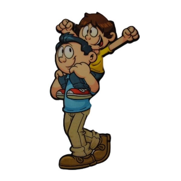 ابزار تزیین کیک به گز مدل من و پدرم