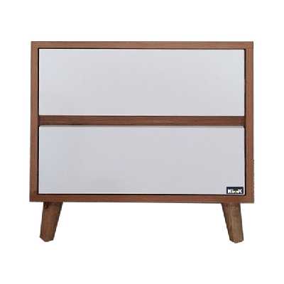 میز پاتختی صنعت و هنر چوبی کوتوک مدل پائولا