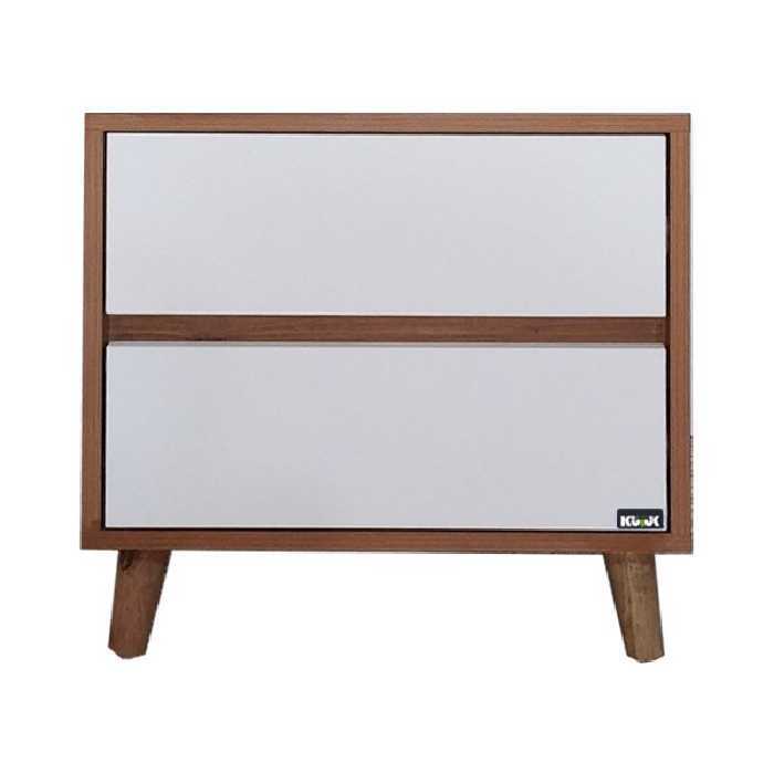 میز پاتختی صنعت و هنر چوبی کوتوک مدل پائولا