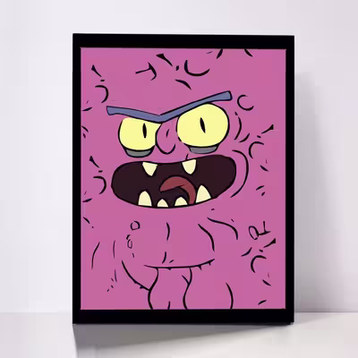 تابلو مدل Rick &amp;amp; Morty کد F-1043