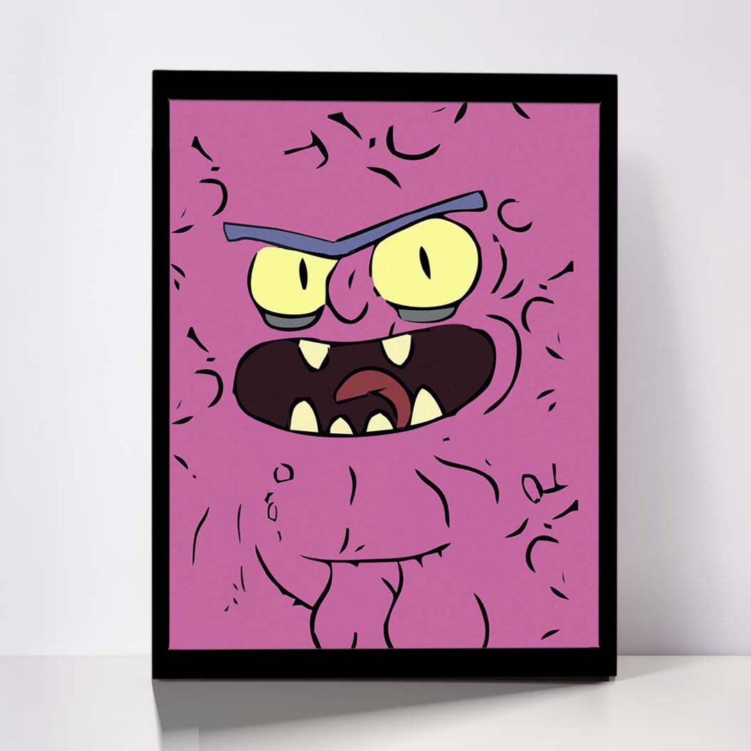 تابلو مدل Rick &amp;amp; Morty کد F-1043