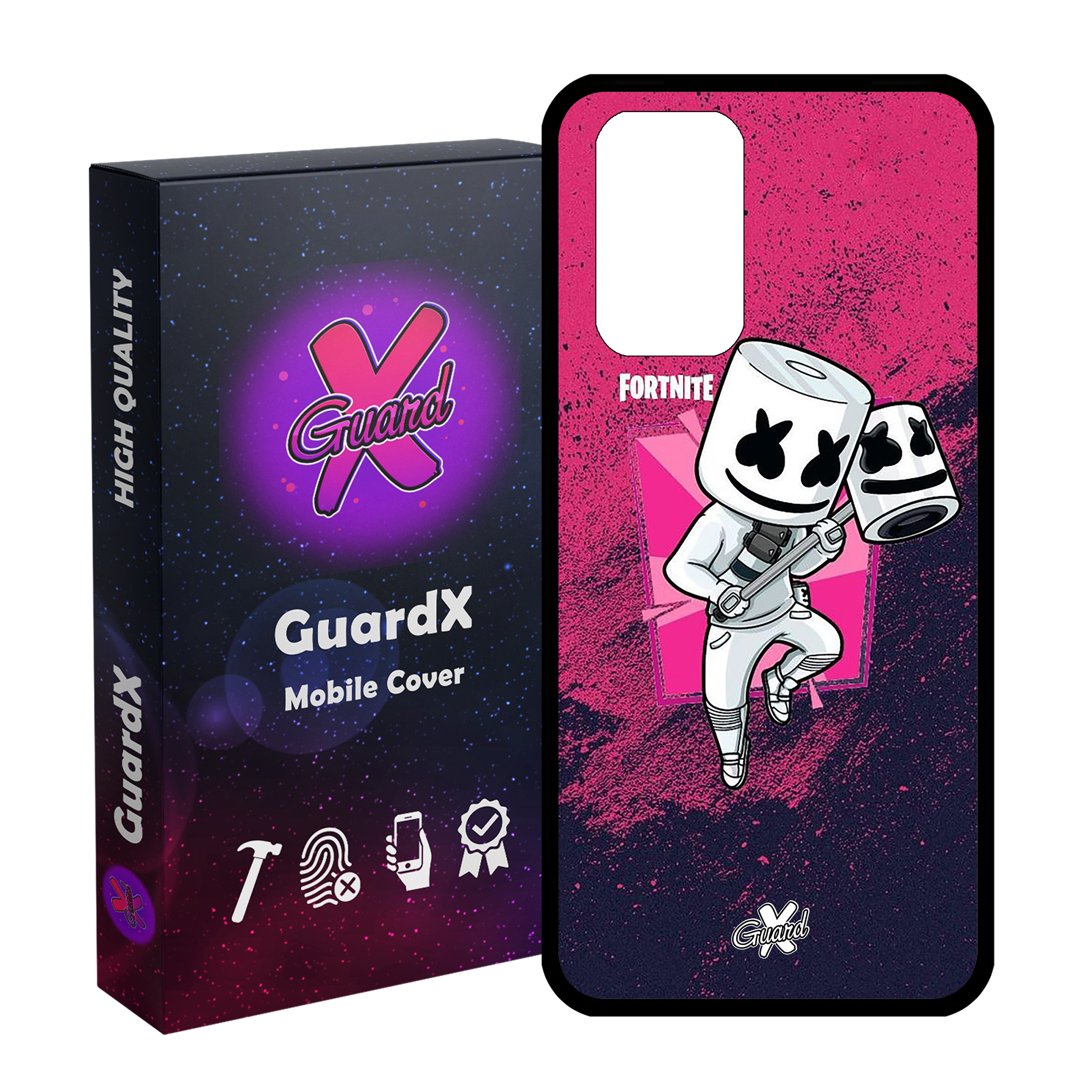 کاور گارد ایکس طرح Fortnite مدل Glass10031 مناسب برای گوشی موبایل شیائومی Redmi Note 10 Pro / Note 10 Pro Max