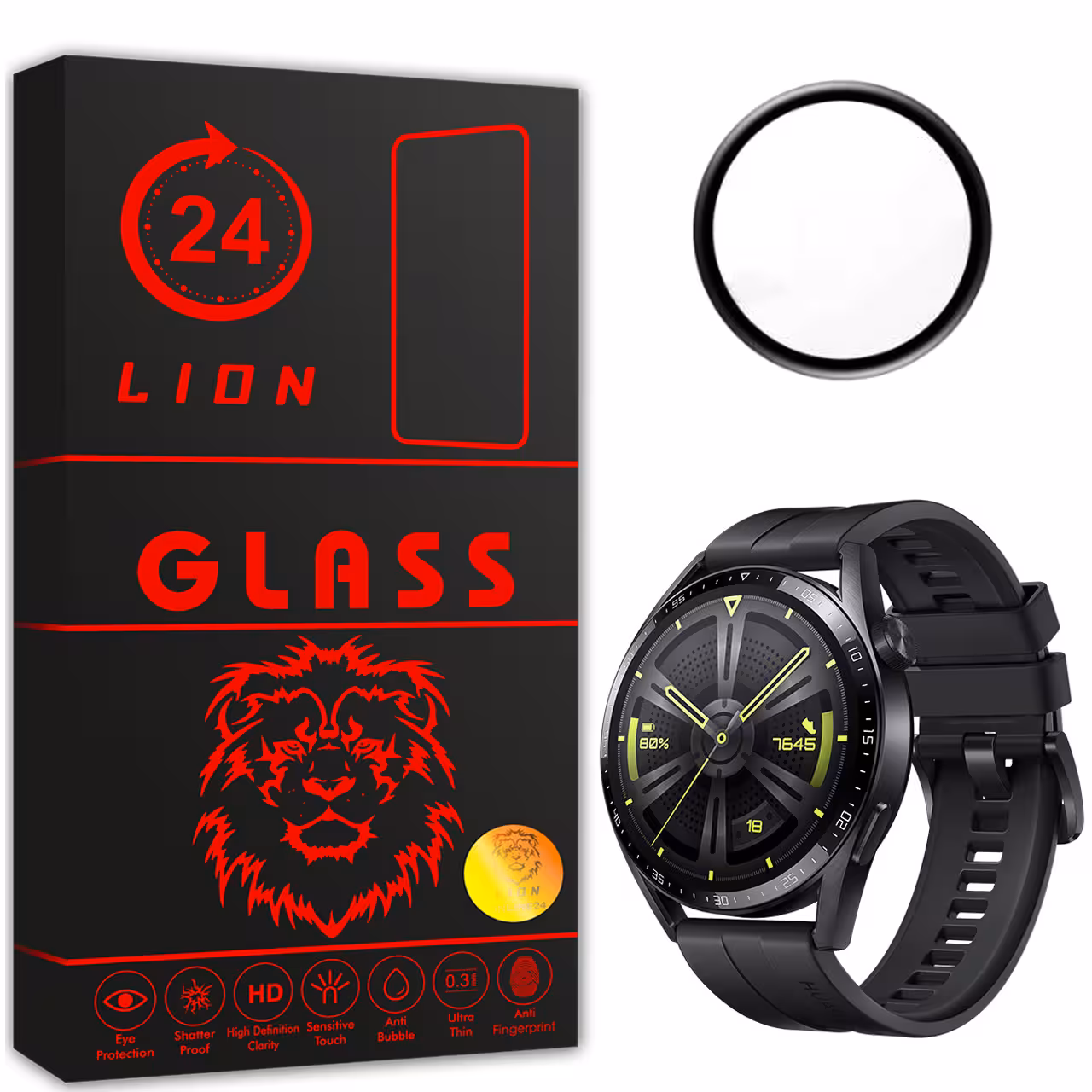 محافظ صفحه نمایش لاین مدل RT007 مناسب برای ساعت هوشمند هوآوی Watch GT3 46mm