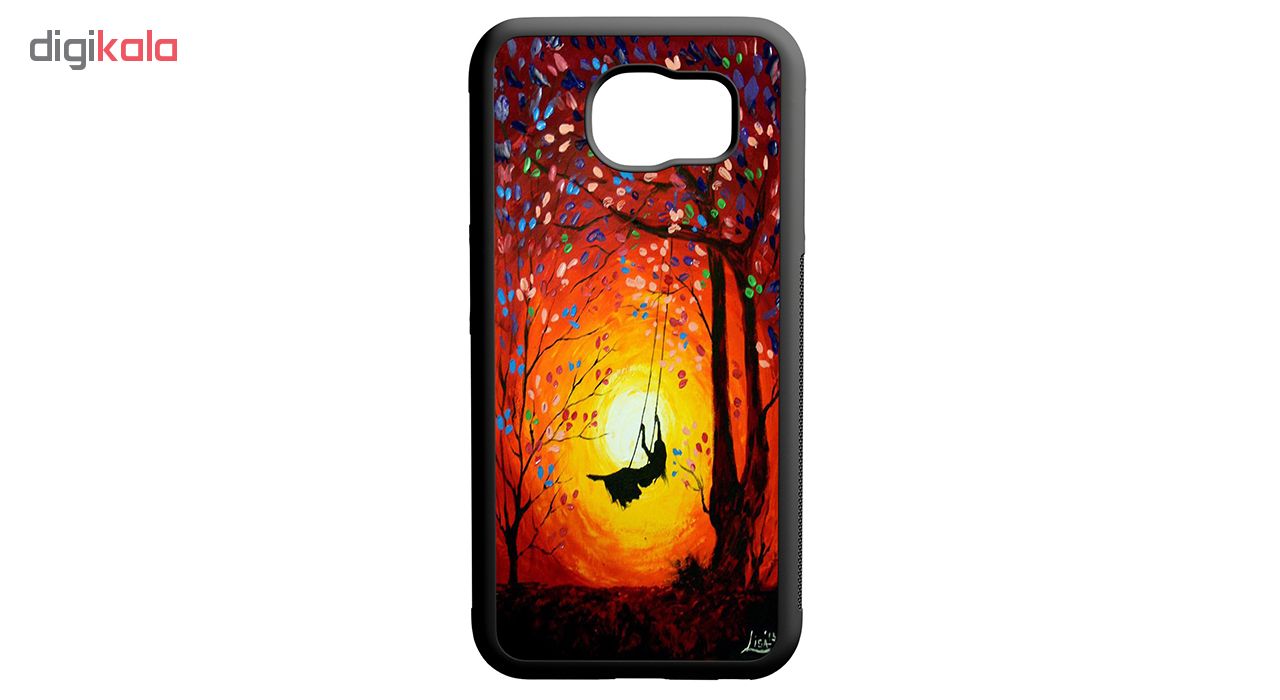 کاور طرح نقاشی کد 110185 مناسب برای گوشی موبایل سامسونگ galaxy s6 edge