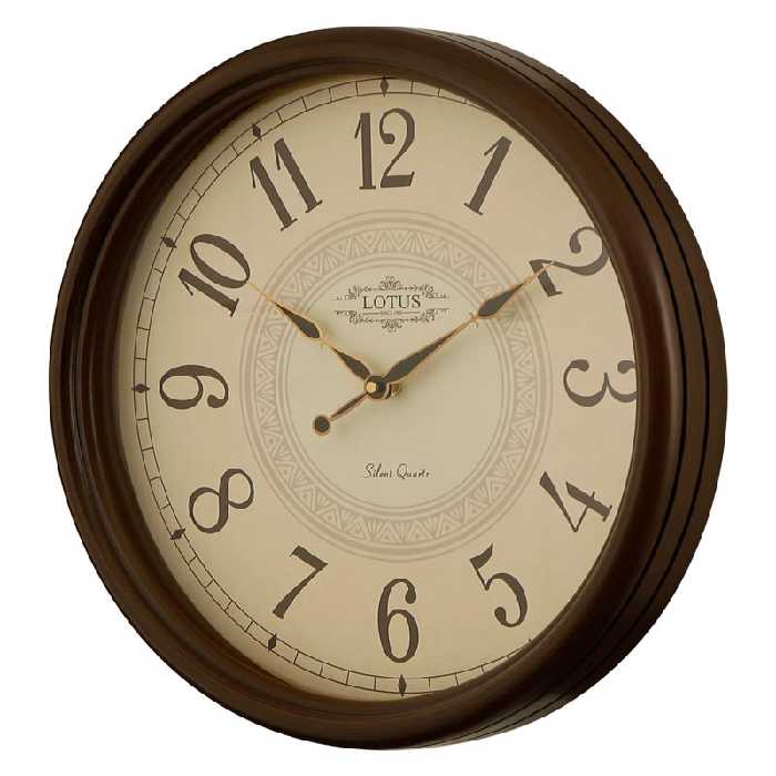 ساعت ديواری چوبی لوتوس کد محصول: HERNANDO-356