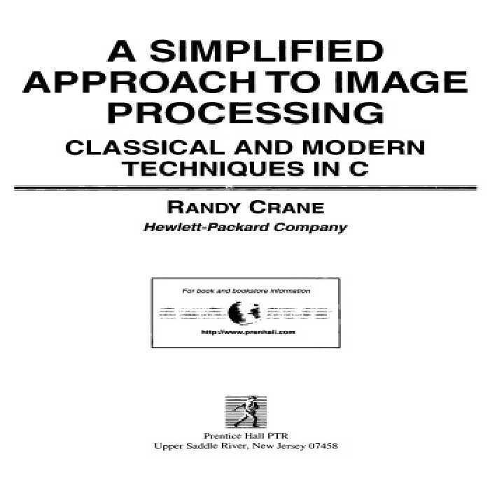خرید و دانلود نسخه کامل کتاب Simplified approach to image processing in C