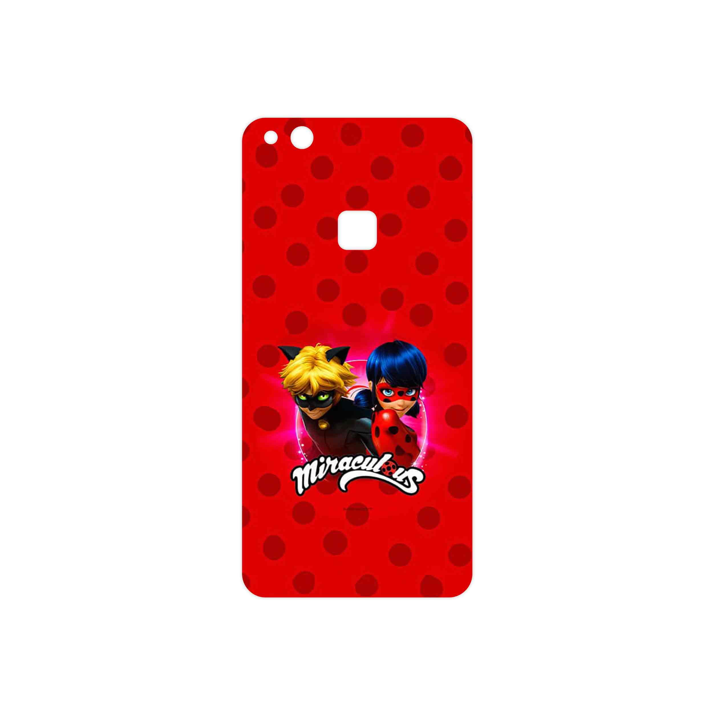 برچسب پوششی ماهوت مدل Ladybug and Cat Noir مناسب برای گوشی موبایل هوآوی P10 Lite