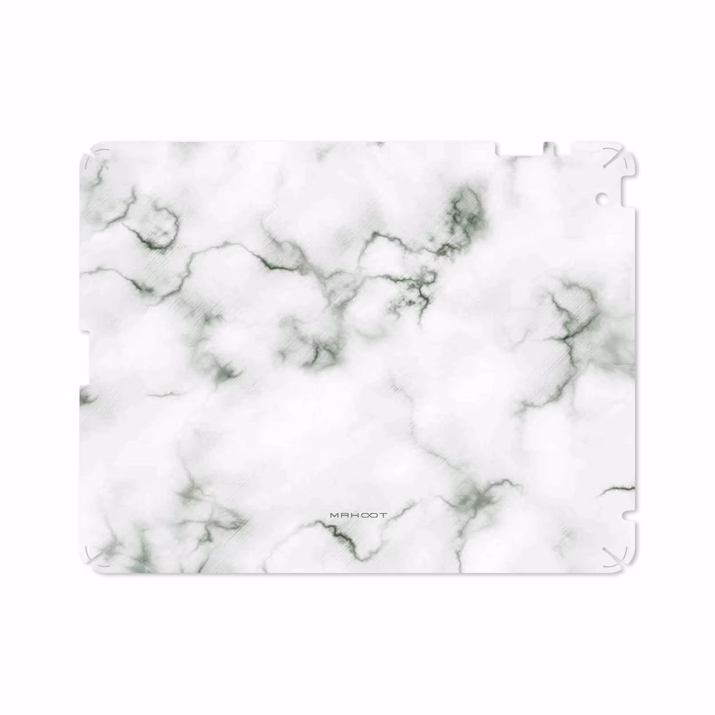 برچسب پوششی ماهوت مدل Blanco-Smoke-Marble مناسب برای تبلت اپل iPad 2 2011 A1395