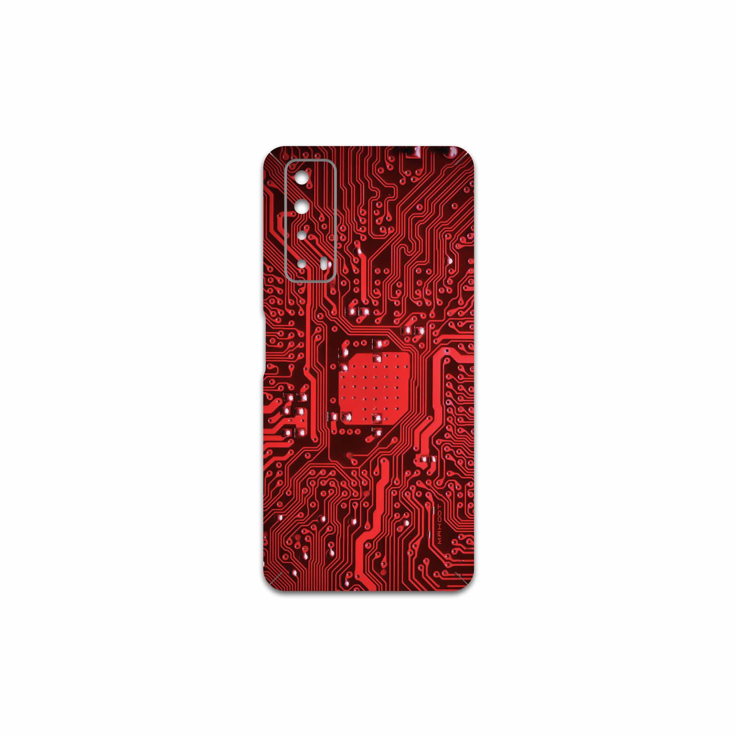 برچسب پوششی ماهوت مدل Red Printed Circuit Board مناسب برای گوشی موبایل هوآوی Y7a