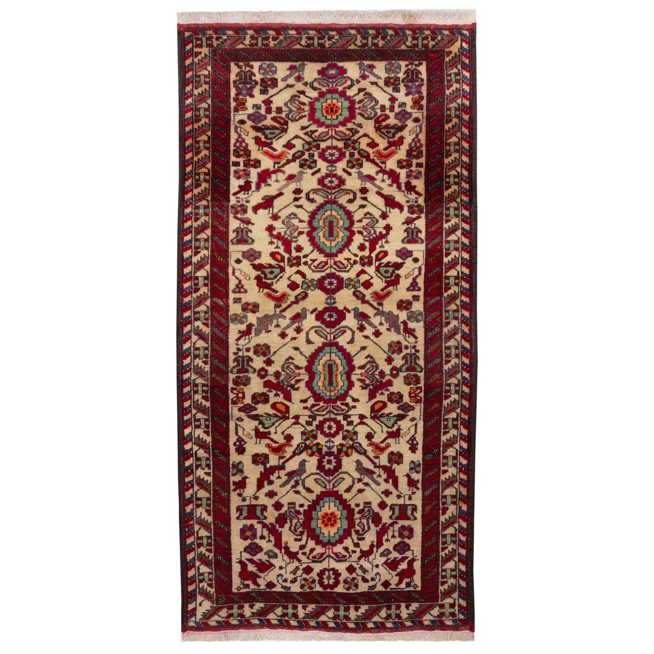 فرش قدیمی دستباف دو متری سی پرشیا کد 141182