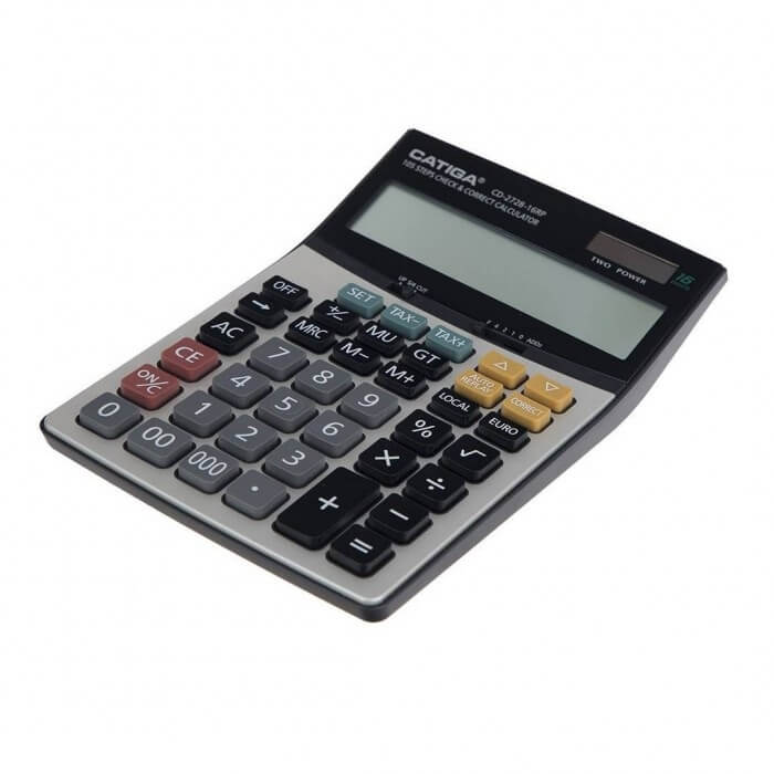 ماشین حساب رومیزی کاتیگا CD-2728-16 RP