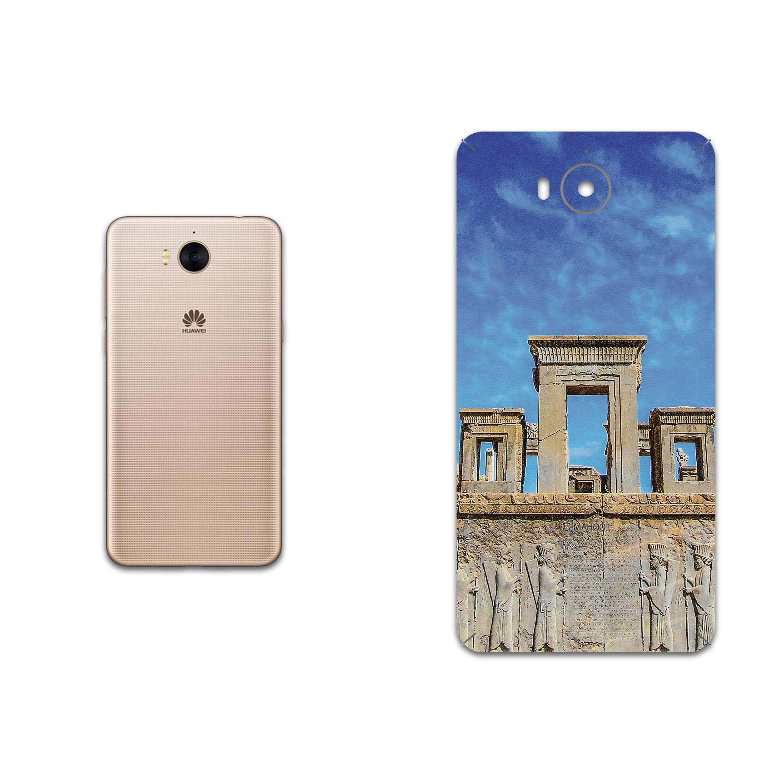 برچسب پوششی ماهوت مدل TAKHT-e-JAMSHID مناسب برای گوشی موبایل هوآوی Y5 2017