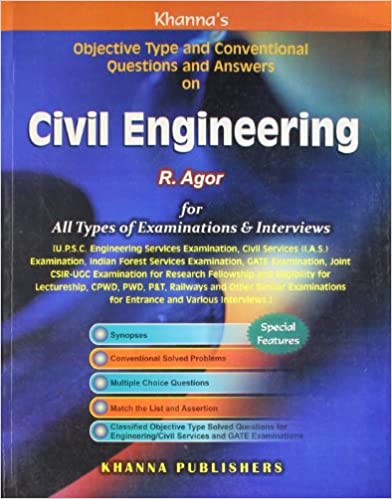 󾕇 دانلود کتاب Civil Engineering - Objective Type and Conventional Questions and Answers, 28th ed, 2012 - دانلود کتاب های دانشگاهی