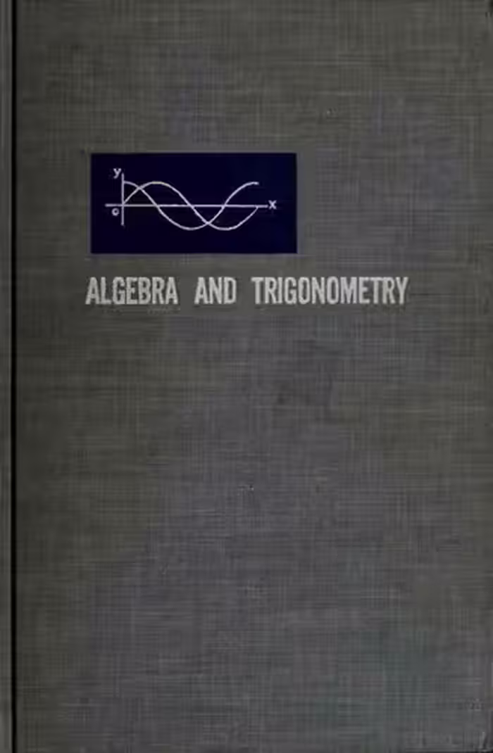 خرید و دانلود نسخه کامل کتاب Algebra And Trigonometry By Edward A. Cameron