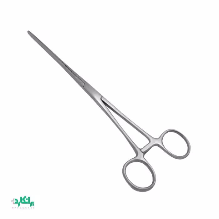 پنس روده صاف دارای شیار مورب-داین اینتستینال کلمپ فورسپس-26 سانتیمتر
