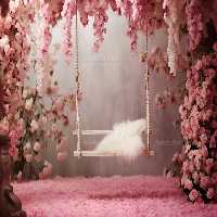 بک دراپ عکاسی با شکوفه بهاری | گرافیک با طعم تربچه