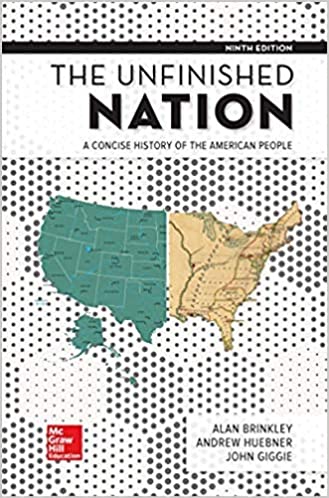 خرید و دانلود نسخه کامل کتاب The Unfinished Nation: A Concise History of the American People (9th Edition) - PDF