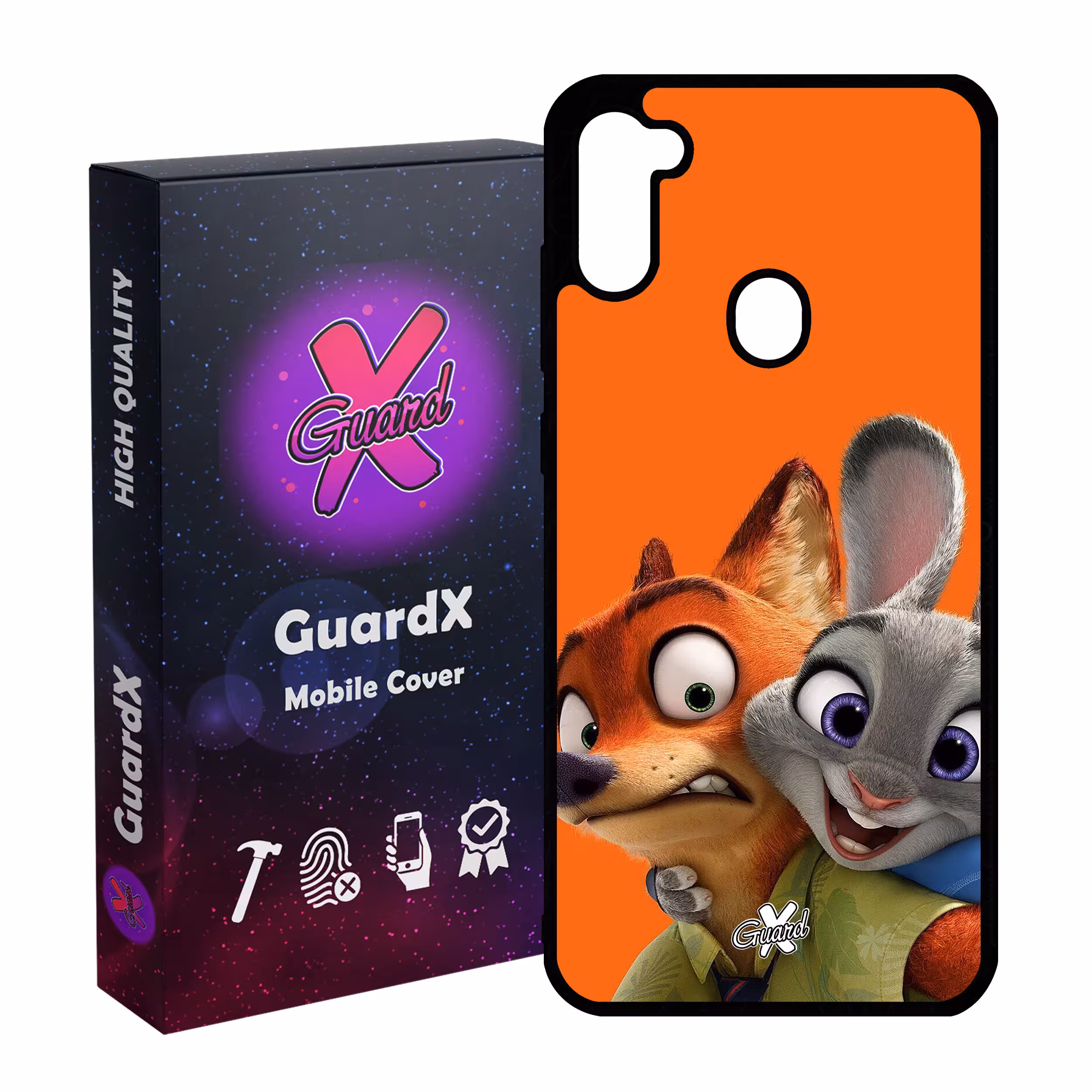 کاور گارد ایکس طرح Zootopia مدل Glass10047 مناسب برای گوشی موبایل سامسونگ Galaxy A11 / M11