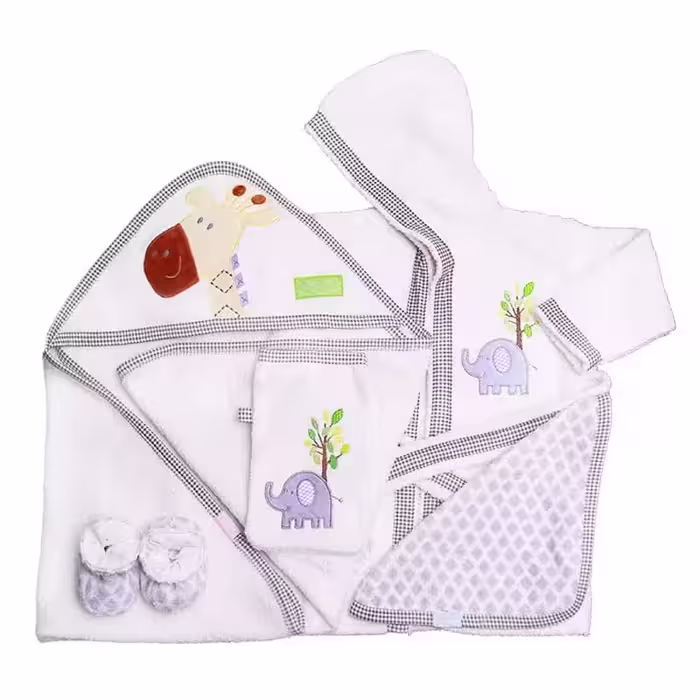 ست حوله 5تكه زرافه جنگل رزبرن RoseBorn