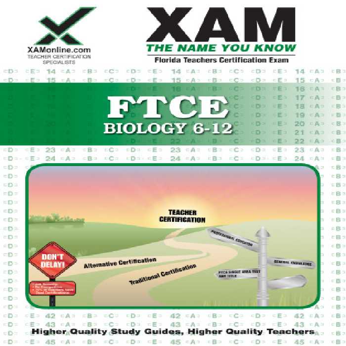 خرید و دانلود نسخه کامل کتاب FTCE Biology 6-12: Teacher Certification Exam (XAM FTCE)