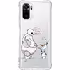 کاور طرح Olaf and Baymax مناسب برای گوشی موبایل شیائومی Redmi Note 10 / 10S