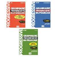 کتاب Grammaire Progressive Du Francais اثر Maïa Grégoire انتشارات Cle International سه جلدی