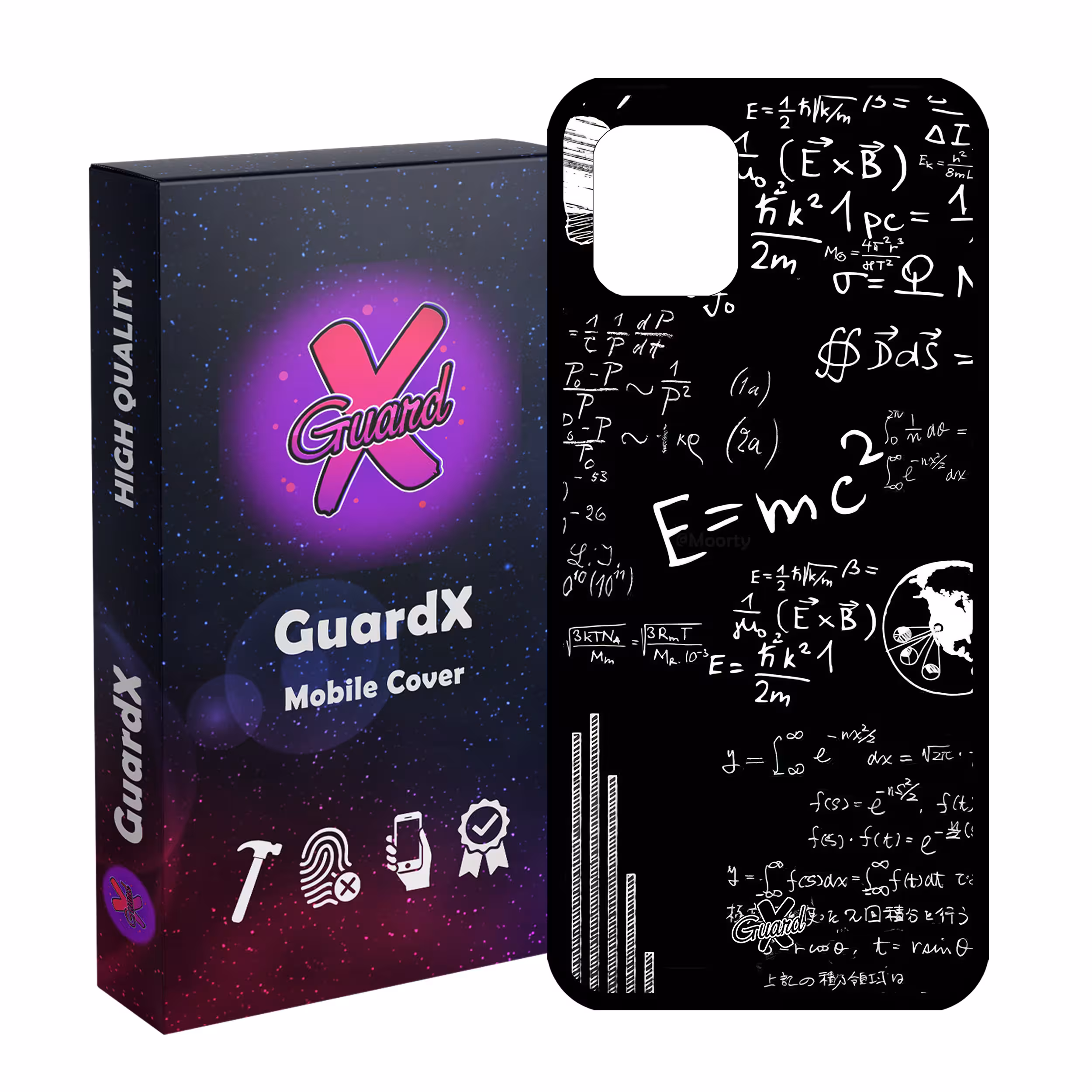 کاور گارد ایکس طرح فیزیک مدل Glass10516 مناسب برای گوشی موبایل سامسونگ Galaxy Note 10 Lite / A81