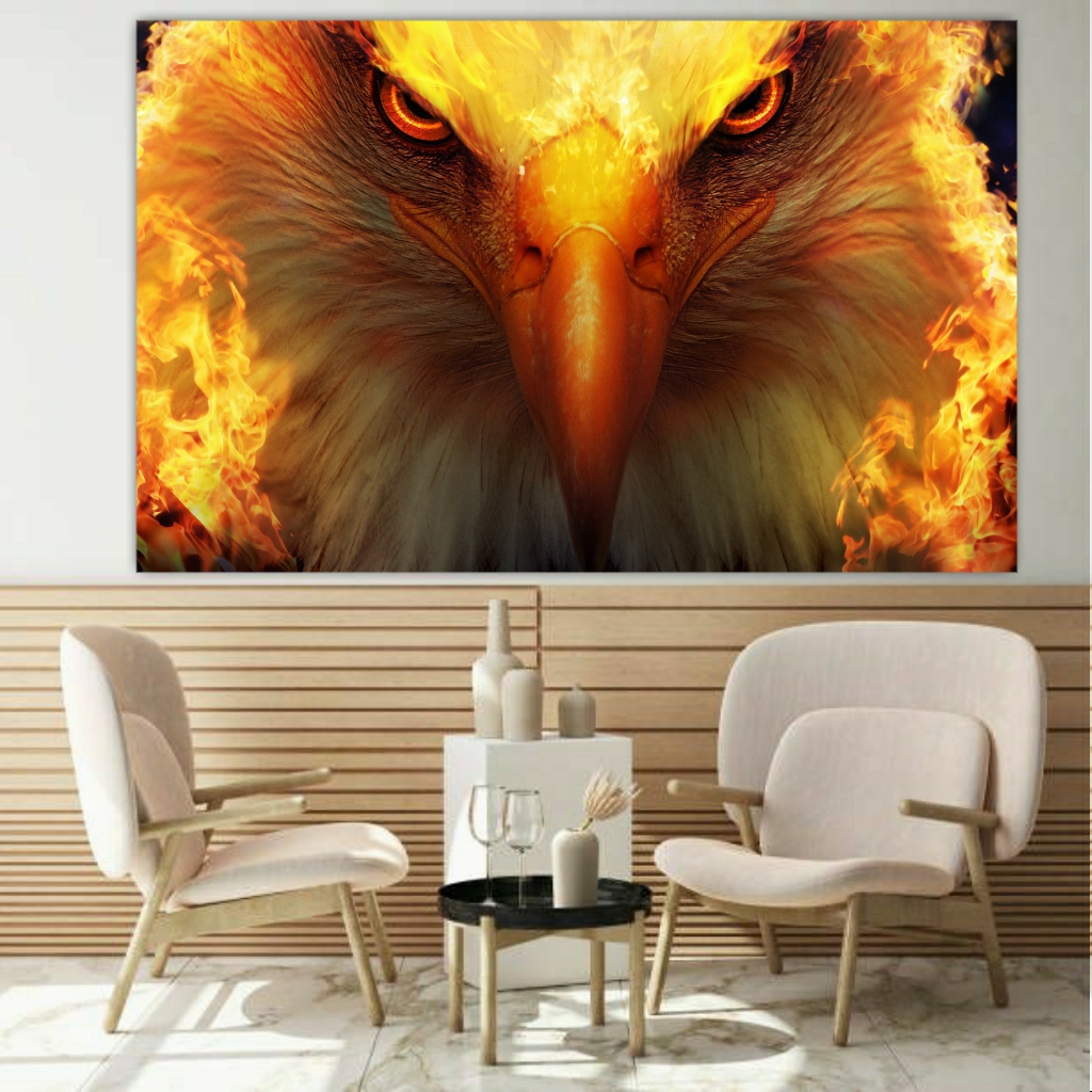  تابلو شاسی طرح عقاب اتشین مدل BL948