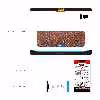 برچسب پوششی ماهوت مدل Brown-Snake-Leather مناسب برای تبلت سامسونگ Galaxy Note 10.1 2012 N8010