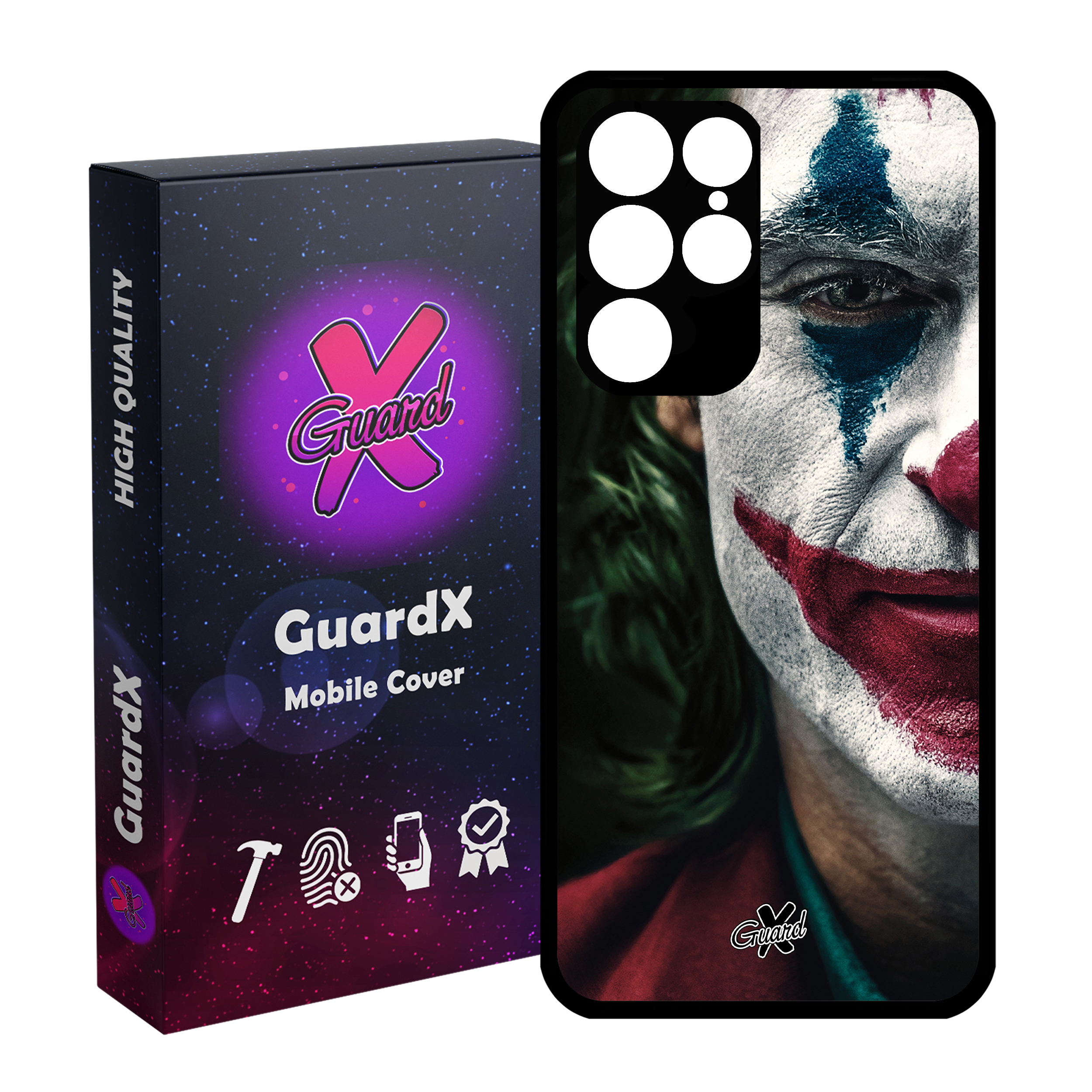 کاور گارد ایکس طرح Joker مدل Glass10165 مناسب برای گوشی موبایل سامسونگ Galaxy S22 Ultra