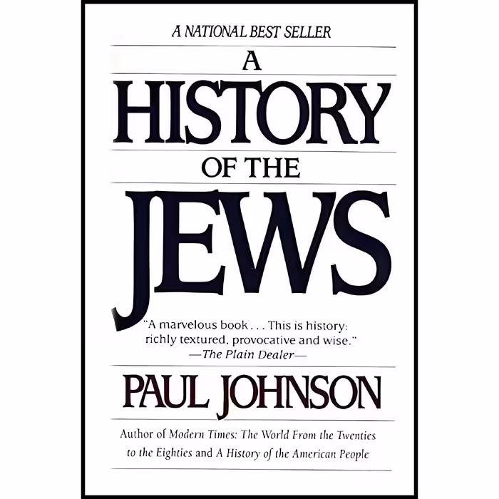 کتاب زبان اصلی A History of the Jews اثر Paul Johnson انتشارات Harper Perennial