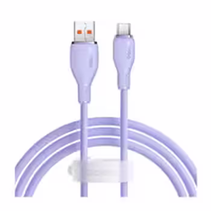 کابل تبدیل 1.2 متری USB به USB-C بیسوس مدل Nebula Perple P10355703511-B1