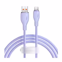 کابل تبدیل 1.2 متری USB به USB-C بیسوس مدل Nebula Perple P10355703511-B1