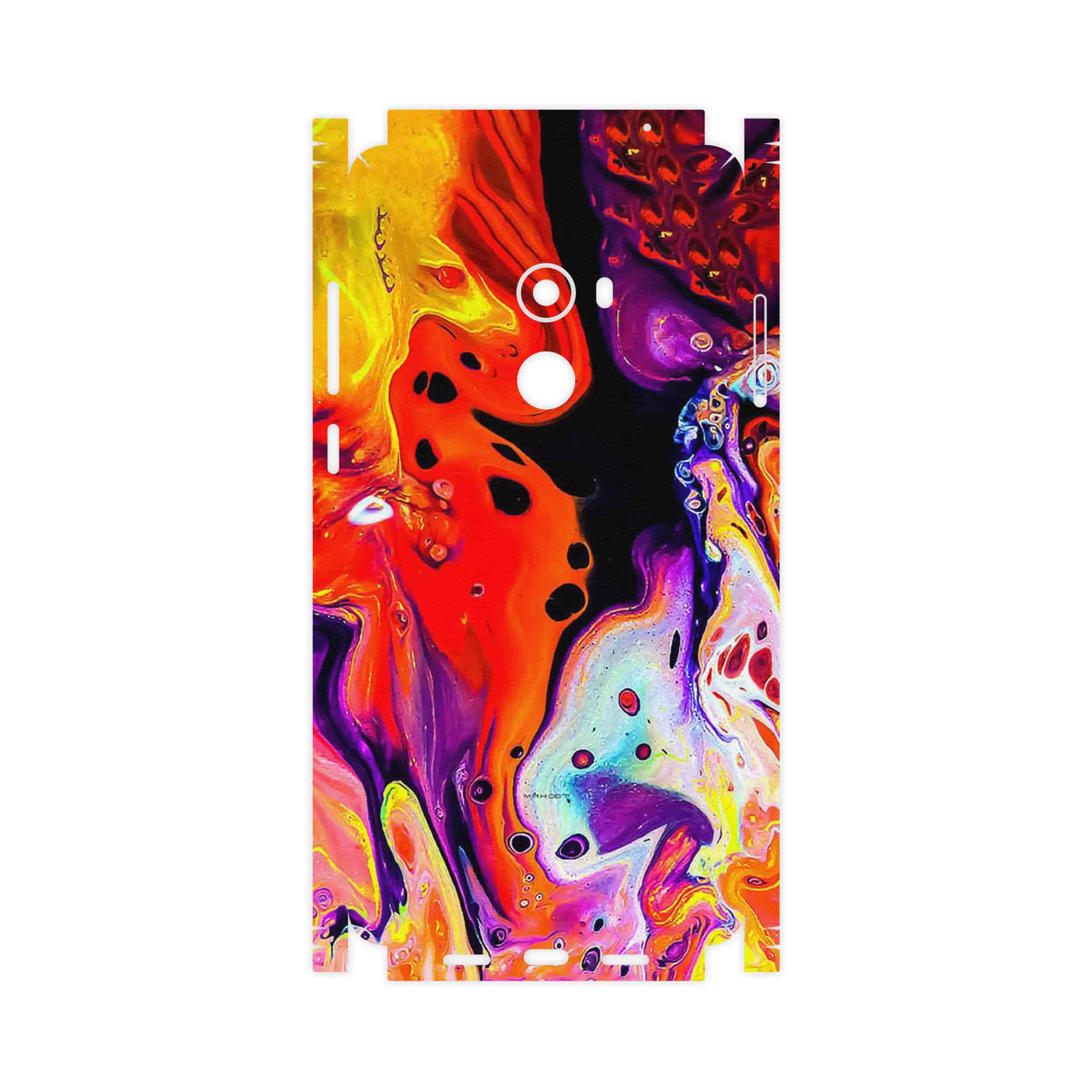برچسب پوششی ماهوت مدل Abstract Oil Art-FullSkin مناسب برای گوشی موبایل شیائومی Mi Mix 2