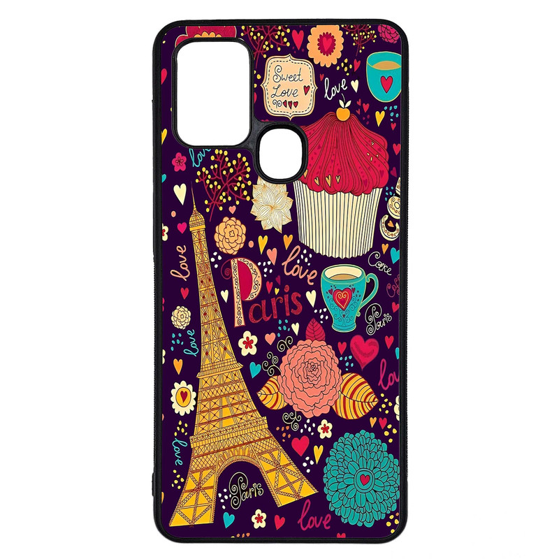 کاور طرح پاریس کد G-052 مناسب برای گوشی موبایل سامسونگ Galaxy A21s | دیجی قاب دونی