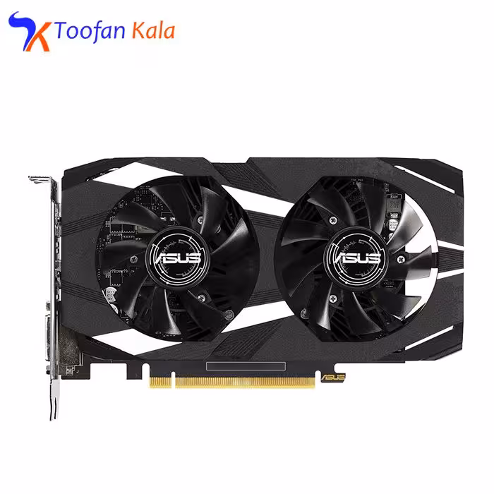 کارت گرافیک ایسوس مدل DUAL-GTX1650-O4G